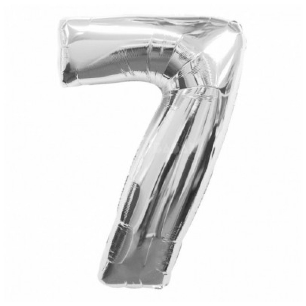 Кулька Цифра 7 золота/срібна/рожева, фольга FlexMetal 901767 - 1