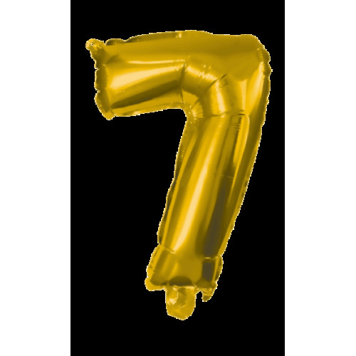 Кулька фольгована 86cm № 7 DECORATA GOLD FOIL