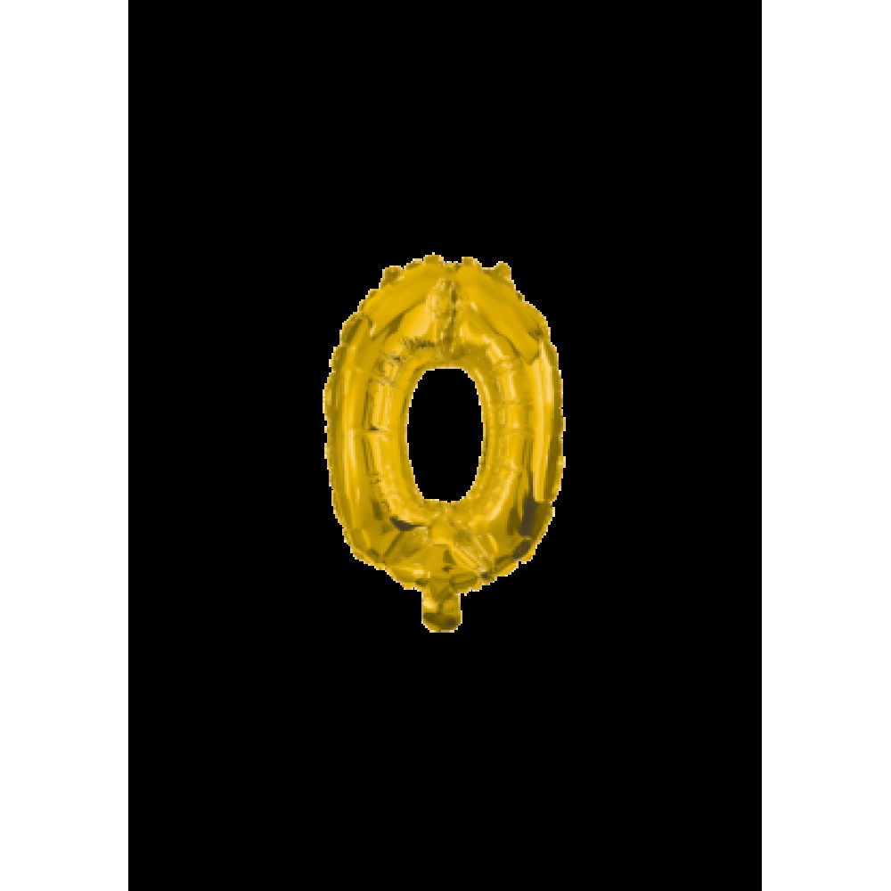 Кулька фольгована metallic gold 10cm № 0