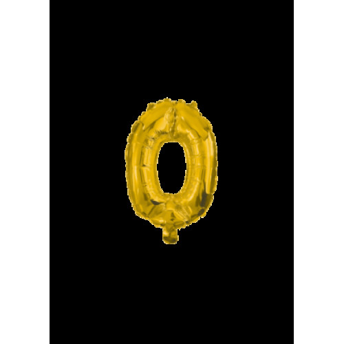 Кулька фольгована metallic gold 10cm № 0