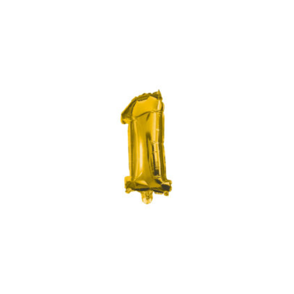 Кулька фольгована metallic gold 10cm № 1