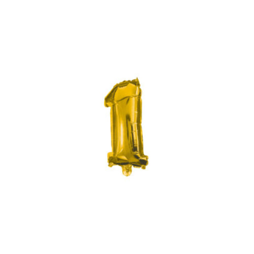 Кулька фольгована metallic gold 10cm № 1
