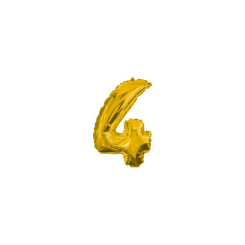 Кулька фольгована metallic gold 10cm № 4