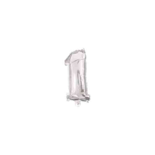 Кулька фольгована metallic silver 10cm № 1
