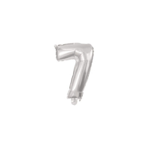 Кулька фольгована metallic silver 10cm № 7