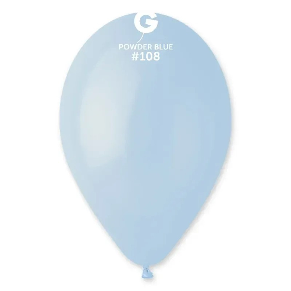 Латексна куля Gemar G110 12" - Powder Blue пудрово-блакитний
