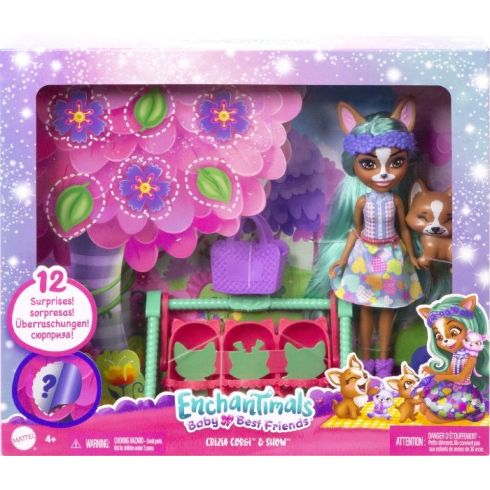 Лялька "Коргі Криція та Шуо" серії "Друзі-малята"  Enchantimals HLK86 - 0