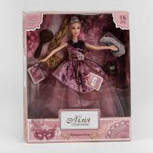 Лялька Лілія ТК 13488 (48/2) "TK Group", "Принцеса балу", аксесуари в коробці