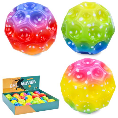 М'яч дитячий  Sky Ball Gravity Bal  MS 3757 (120шт) 7см, 20шт(мікс кольорів), антигравітаційний, в дисплеї, 36-7,5-27см