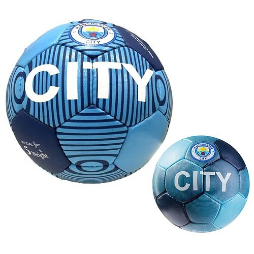 М'яч футбол Grippy (VL) G-14 Manchester 1 City блакитний