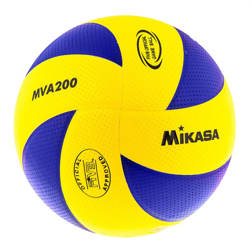 М'яч волейбольний Mikasa MVA-200PU жовто-блакитний