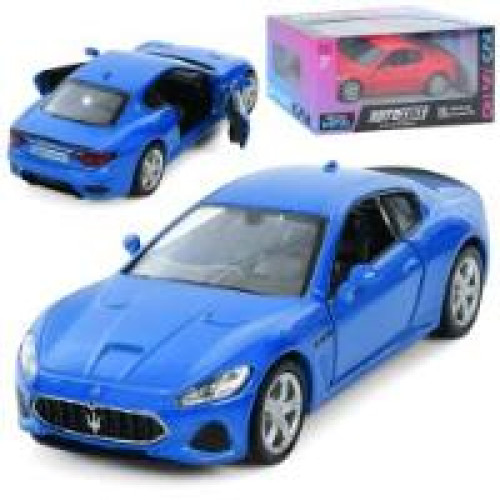 Машина AS-3106 (48шт) АвтоСвіт, Maserati Gran Turismo MC 2018, метал, інерц, 12см, відчиняються двері,гумові колеса, 2 кольори, в кор-ці, 15,5-7-7см - 0