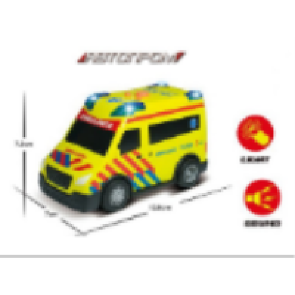 Машина АВТОПРОМ арт. 7998 (48шт) батар. світ., звук, короб.18*10,5*8,5см - 0