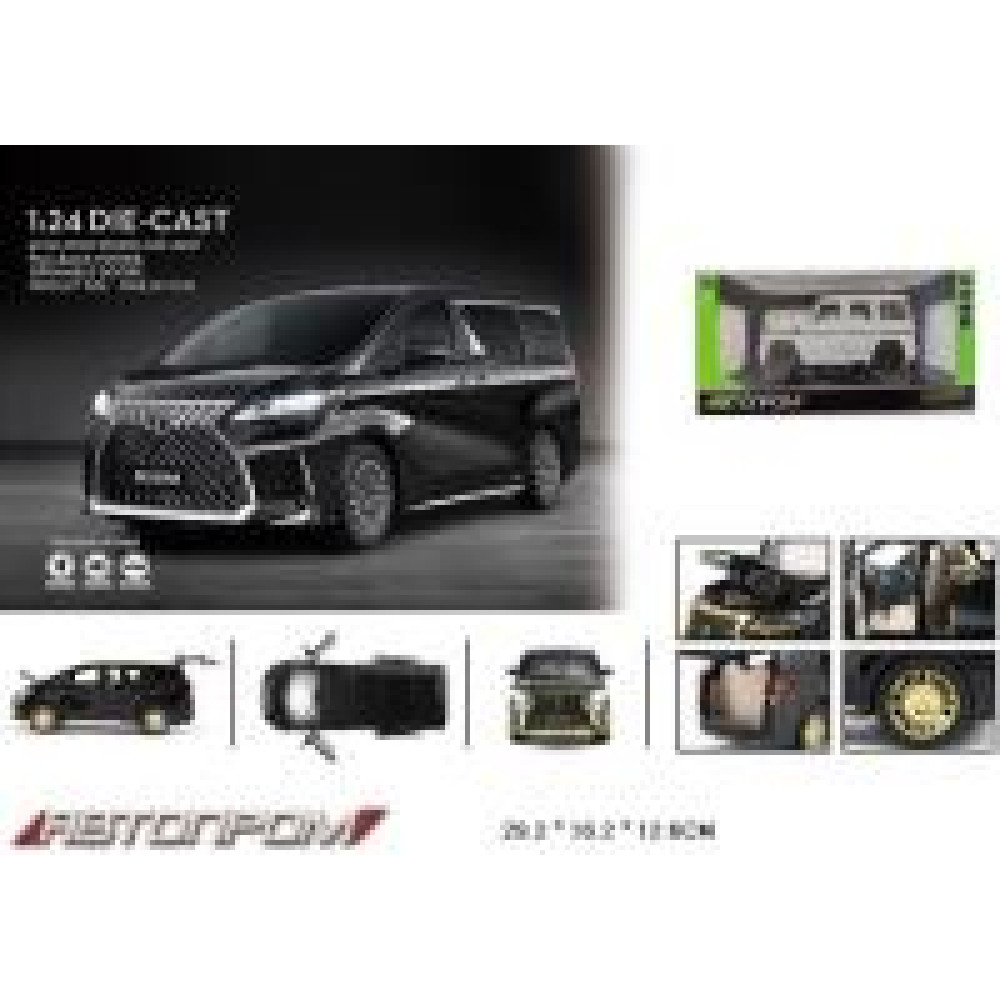 Машина мет. АВТОПРОМ арт. AP7716 (12шт) 1:24,3 кольори,батар, світ., звук, двері відкр., короб.29*16*12,6см - 0