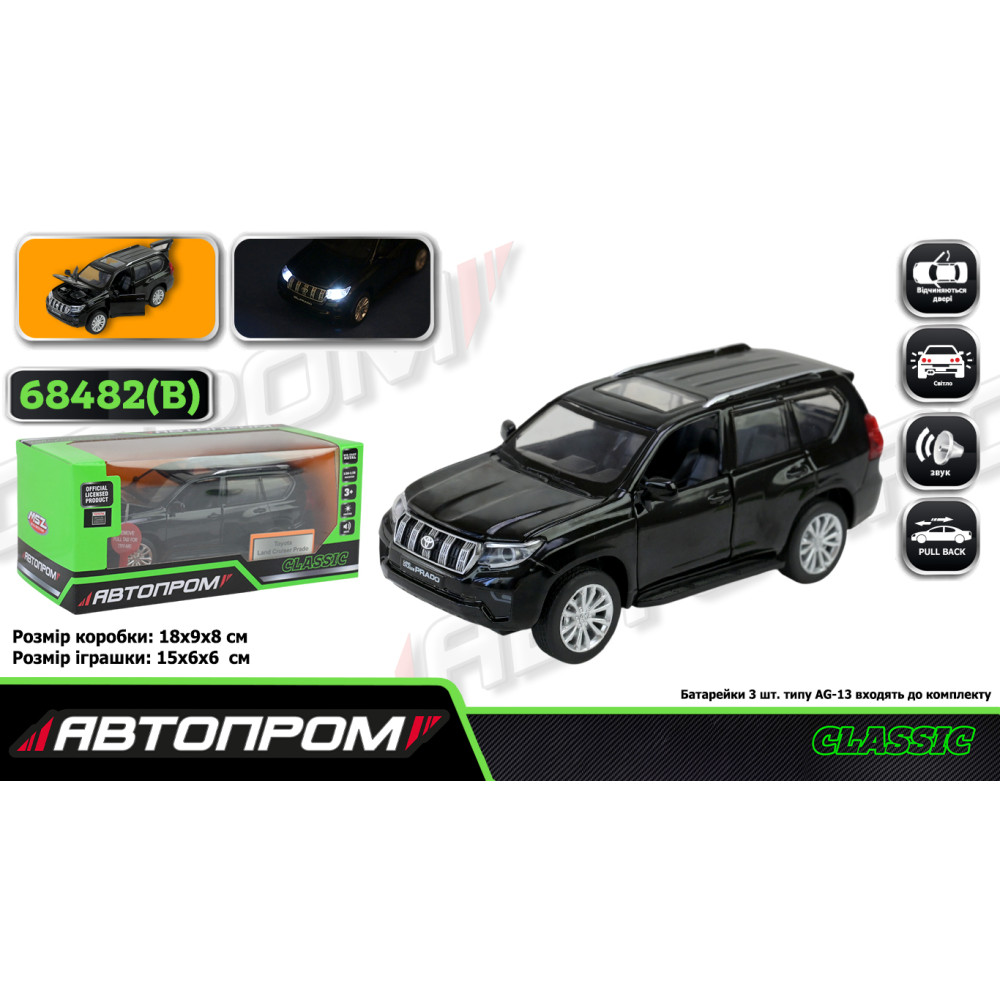 Машина мет. АВТОПРОМ арт. 68482(B) (48шт/2)  1:32 Toyota Lan