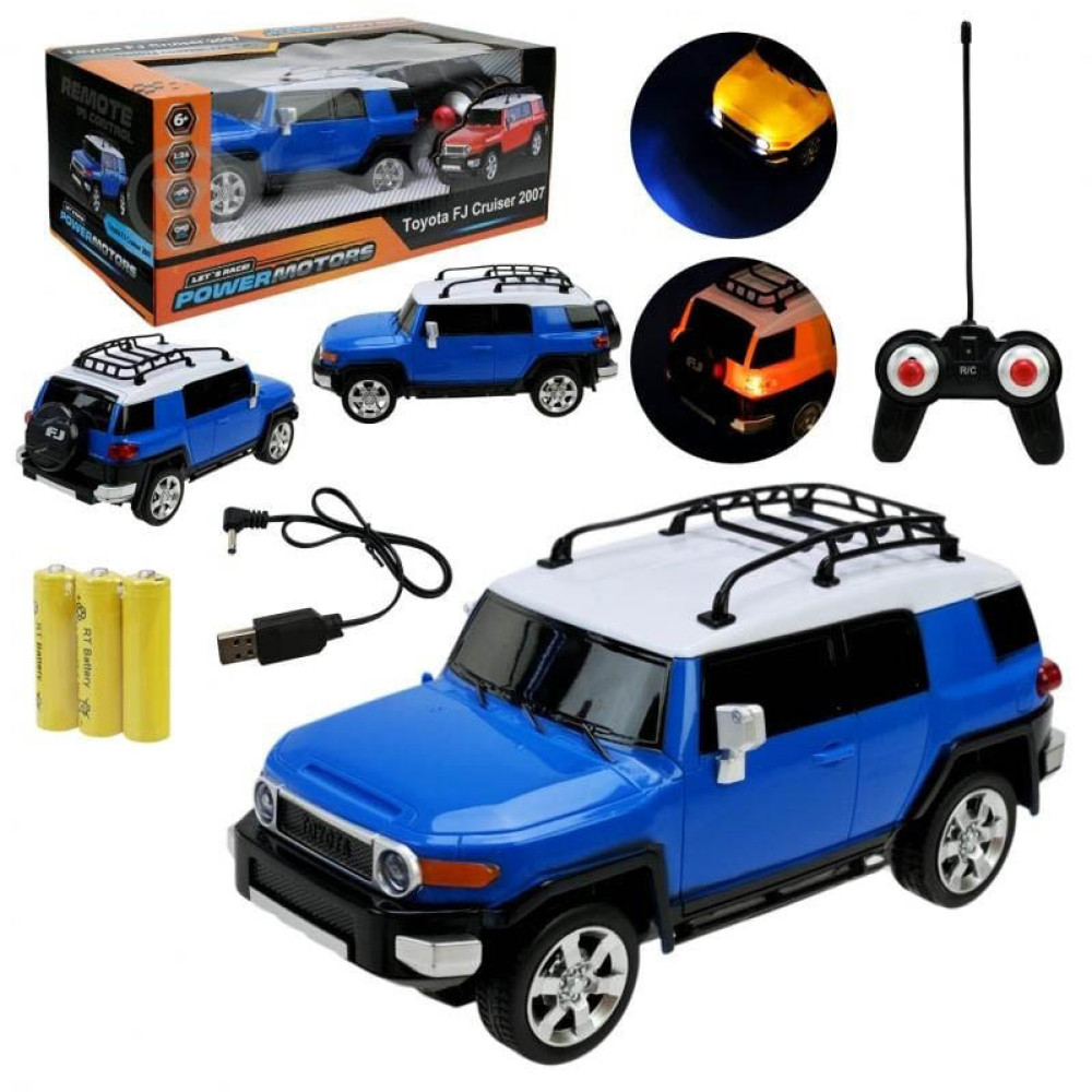 Машина р/к "POWERMOTORS", 1:24 TOYOTA FJ CRUISER