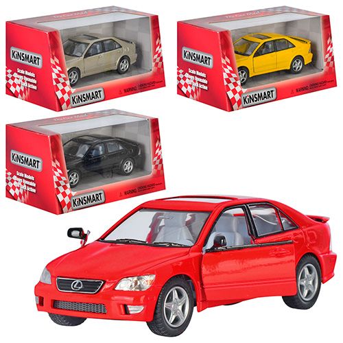 Машинка KT 5046 W (24шт) металл, инер-я,1:38, 12см, откр.дв, рез.колеса,4цвета, в кор-ке, 16-7-8см