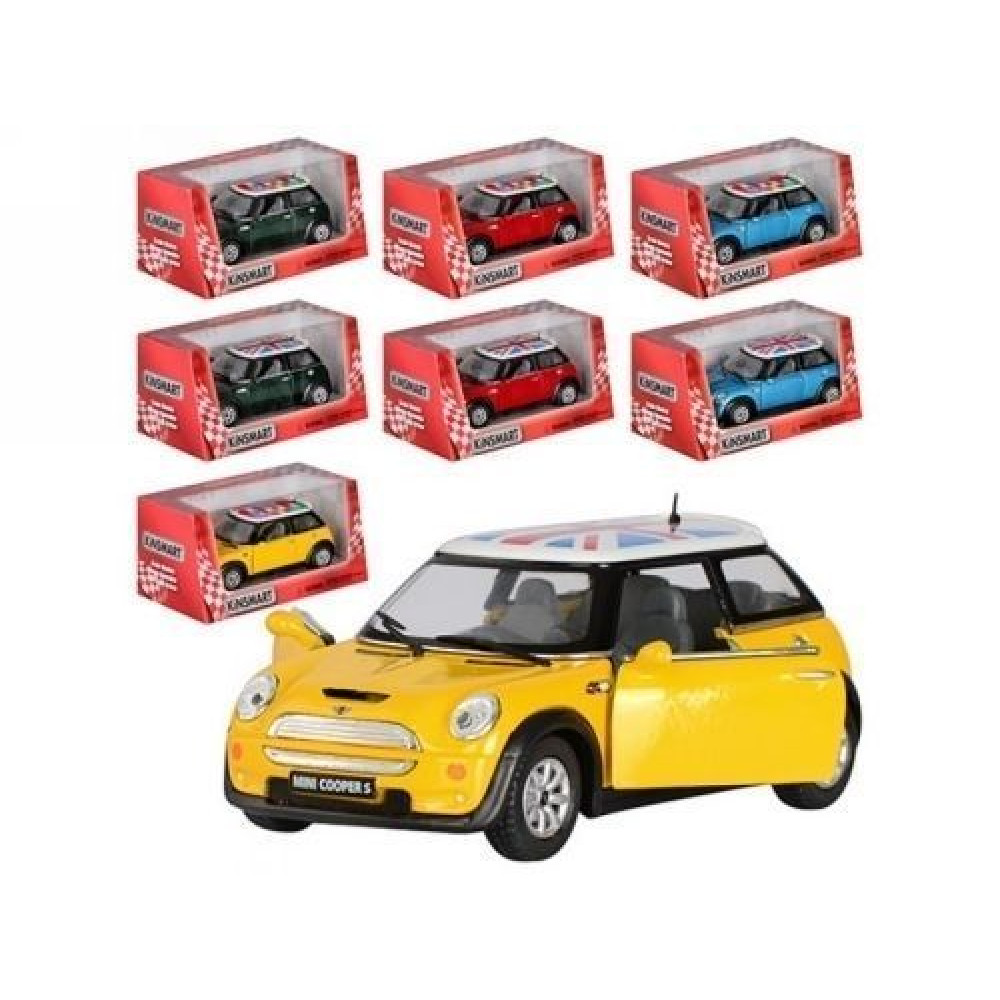 Машинка KT 5059 WF (24шт) металл, инер-я,1:32, 12,5см,откр.дв, рез.колеса, 2вида, в кор-ке, 16-7-8см - 0