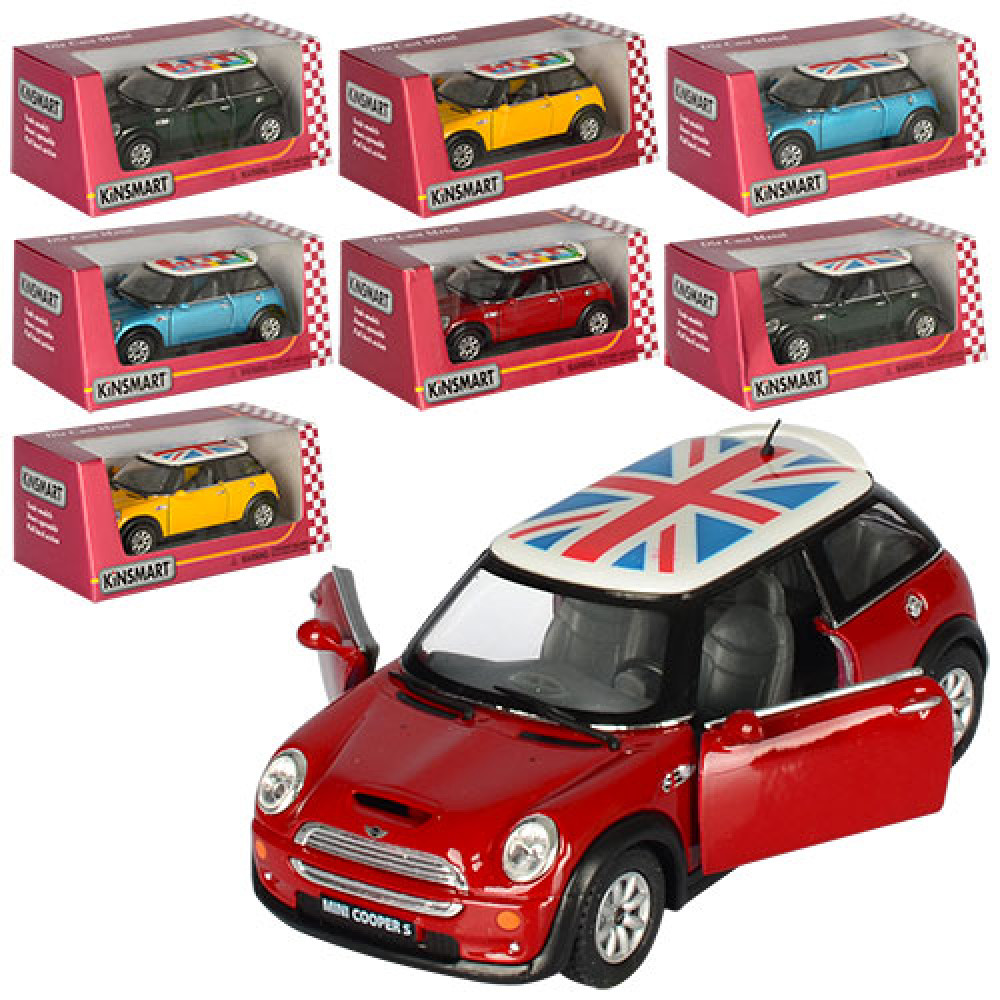 Машинка KT 5059 WF (24шт) металл, инер-я,1:32, 12,5см,откр.дв, рез.колеса, 2вида, в кор-ке, 16-7-8см - 1