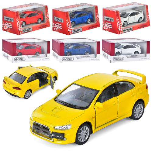 Машинка KT 5329 W (24шт) метал, інер-я, 1:36, 12,5 см, відч дв, гум колеса, 4 кольори, в кор-ці, 16-7-8см
