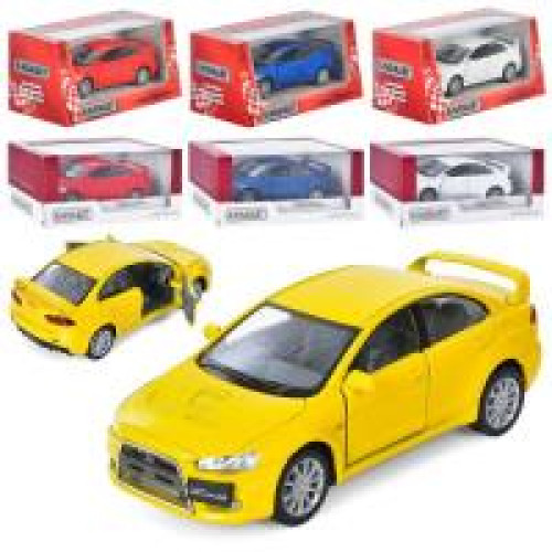 Машинка KT 5329 W (24шт) метал, інер-я, 1:36, 12,5 см, відч дв, гум колеса, 4 кольори, в кор-ці, 16-7-8см - 0