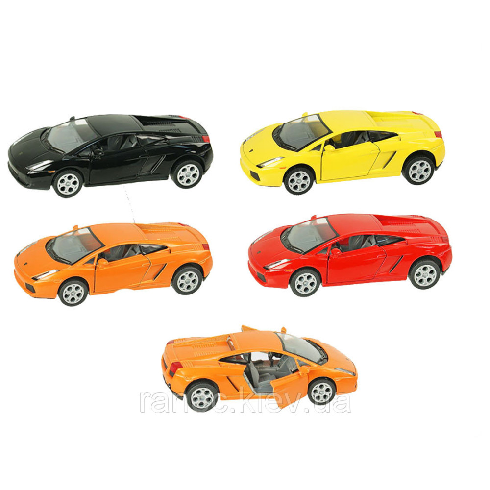 Машинка KT5098W (24шт) KINSMART  метал, інер-а, 12,5см,1:32, 4кольор, в кор-ці, 16-7,5-8см - 1