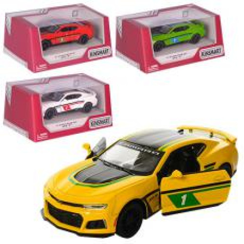 Машинка KT5399WF (24шт) металл,инер-я,12,5см,1:38,рез.кол,откр.дв,4цвета,в кор-ке,16-7-8,5см