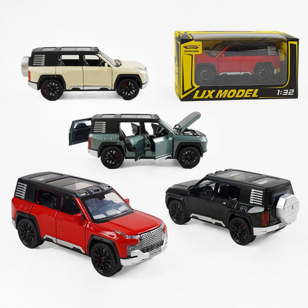 Машинка W 32142, 4 кольори, металопластик, масштаб - 1:32