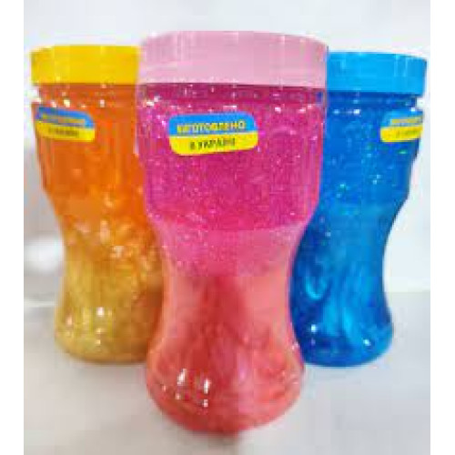 Maxі shine slime kit ТМ Lovin Іграшка-антистрес 400 мл 12уп