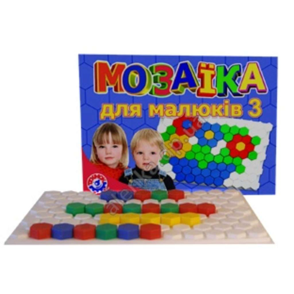 Мозаїка для малюків 3  в картонні коробці (127 ел.) 0908 - 0