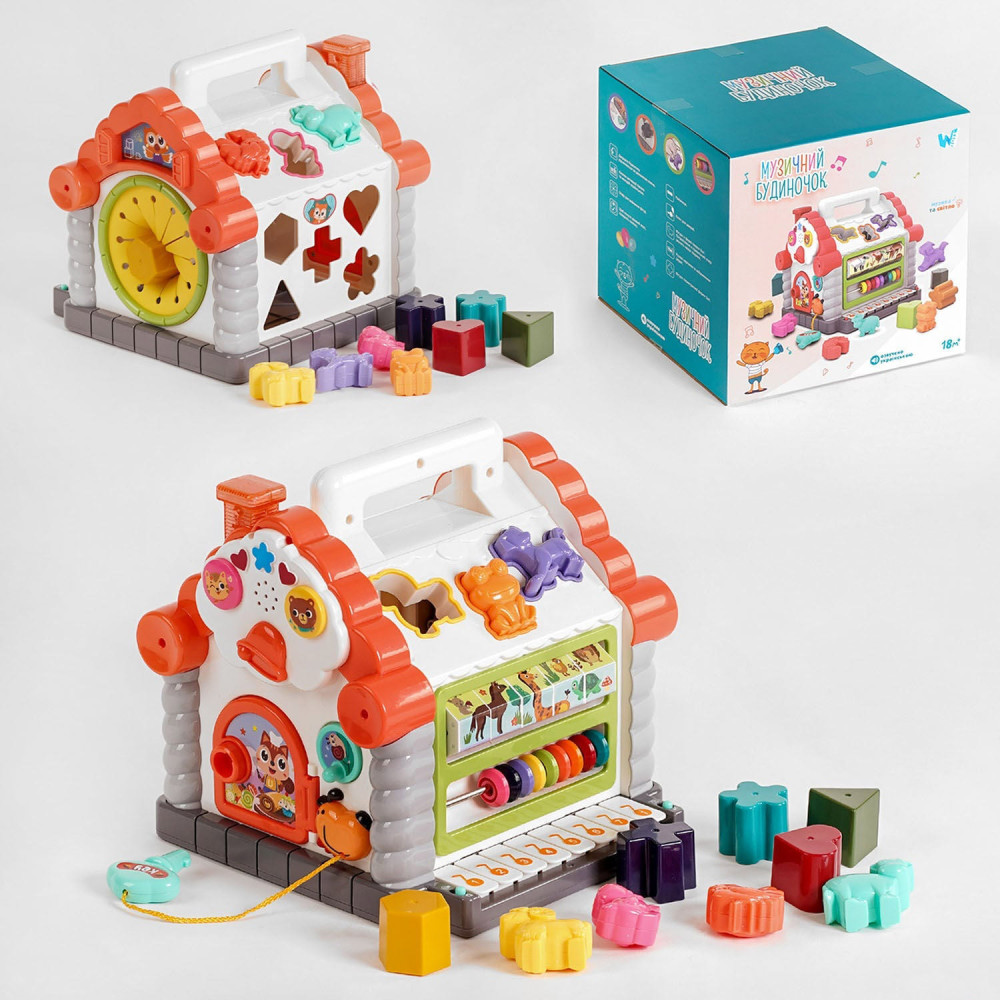 Музичний будиночок 16180 "WToys",ОЗВУЧУВАННЯ УКРАЇНСЬКОЮ МОВ