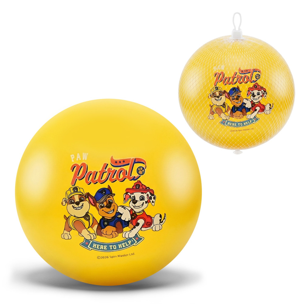 М'яч гумовий арт. PP2522 (400шт)  Paw Patrol 6'' 50 гр жовти