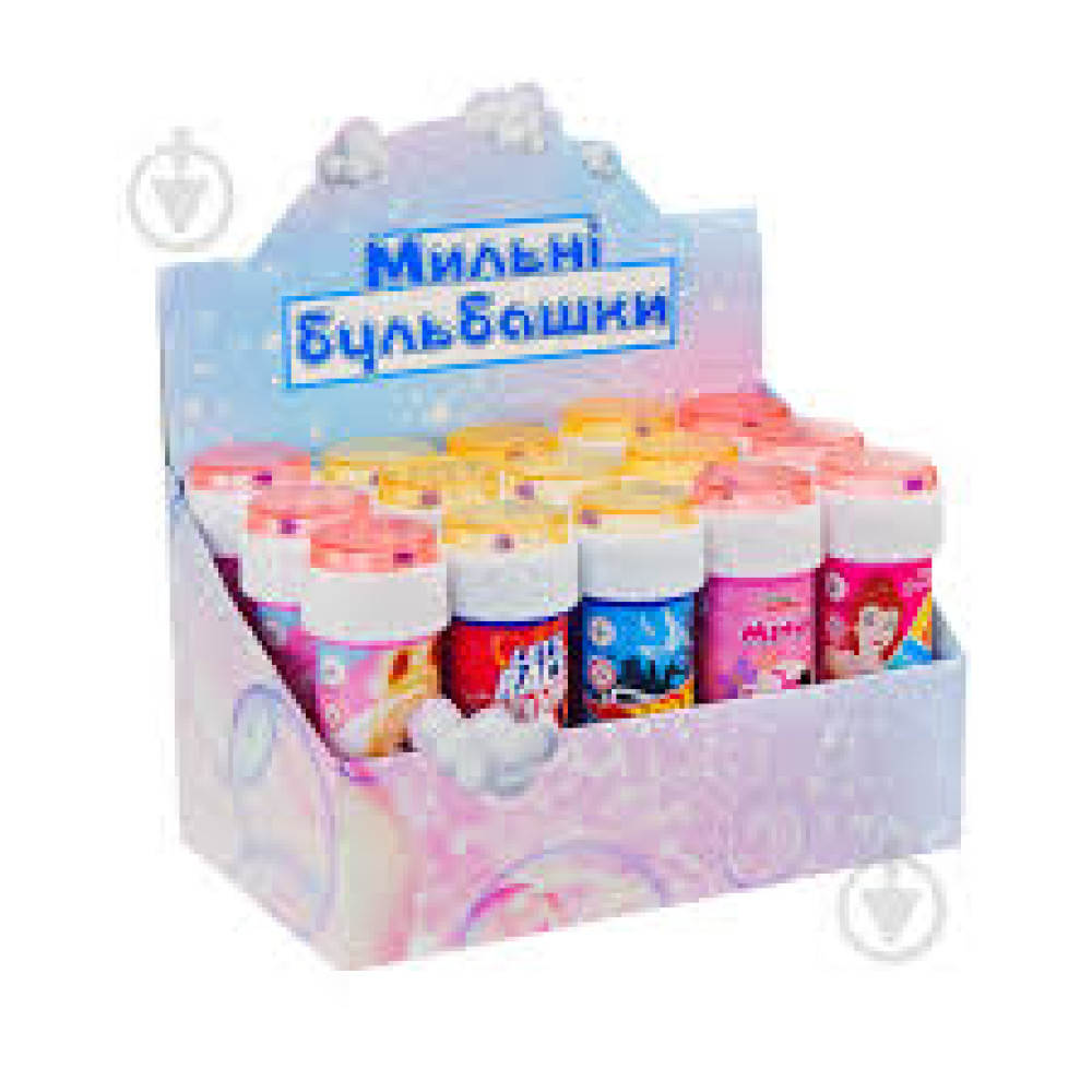 Мильні бульбашки арт. KC-0078 (270шт) 60 мл 6 видів по 40 шт