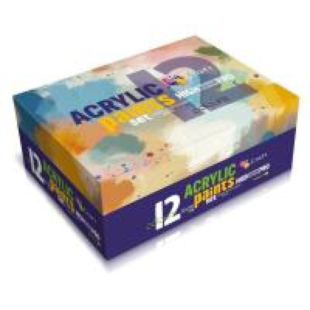 Набір акрилових фарб 12 шт по 20 мл 5082-AC - 0
