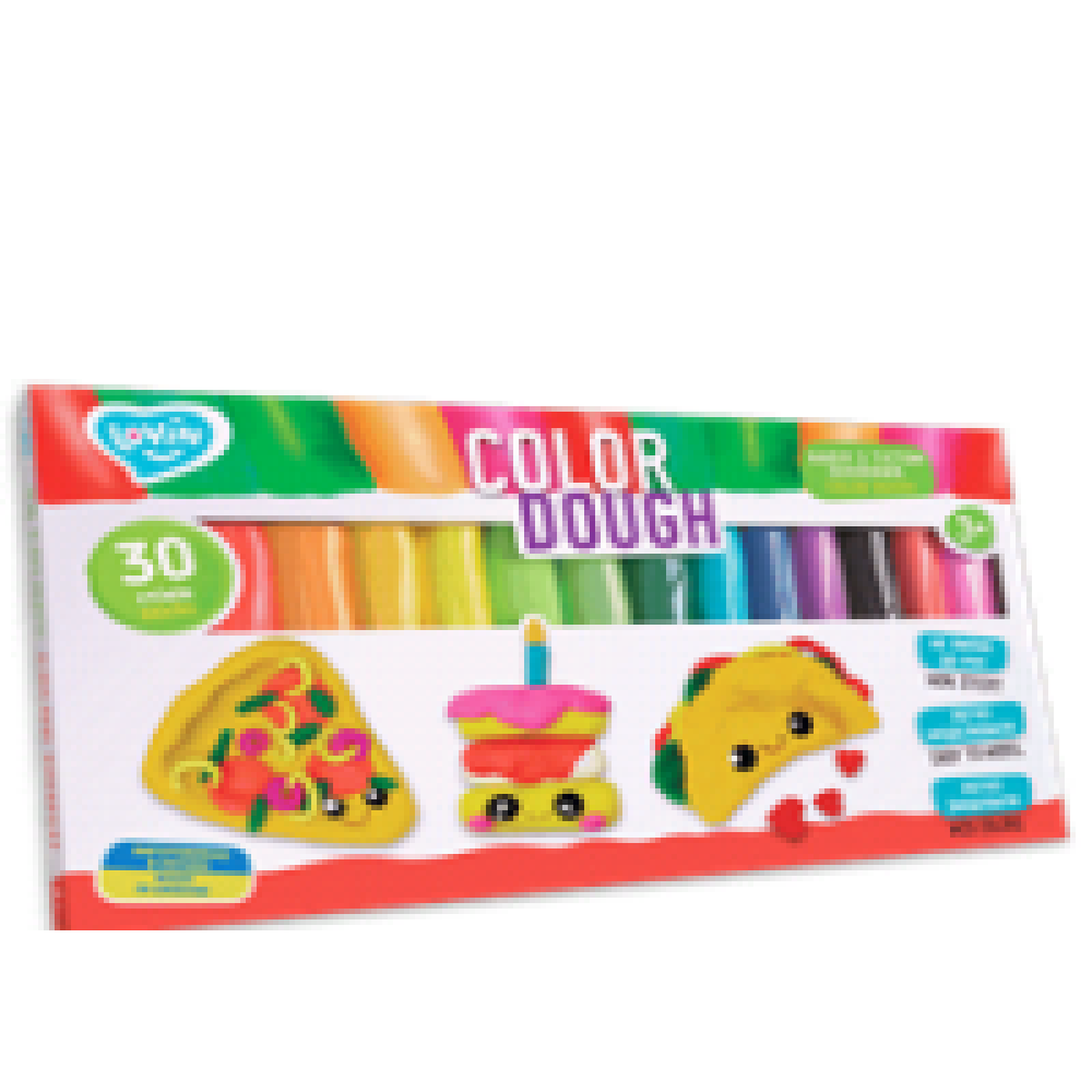 Набір для ліплення з тістом 30 sticks Color Dough TM Lovin - 0