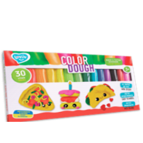Набір для ліплення з тістом 30 sticks Color Dough TM Lovin - 0