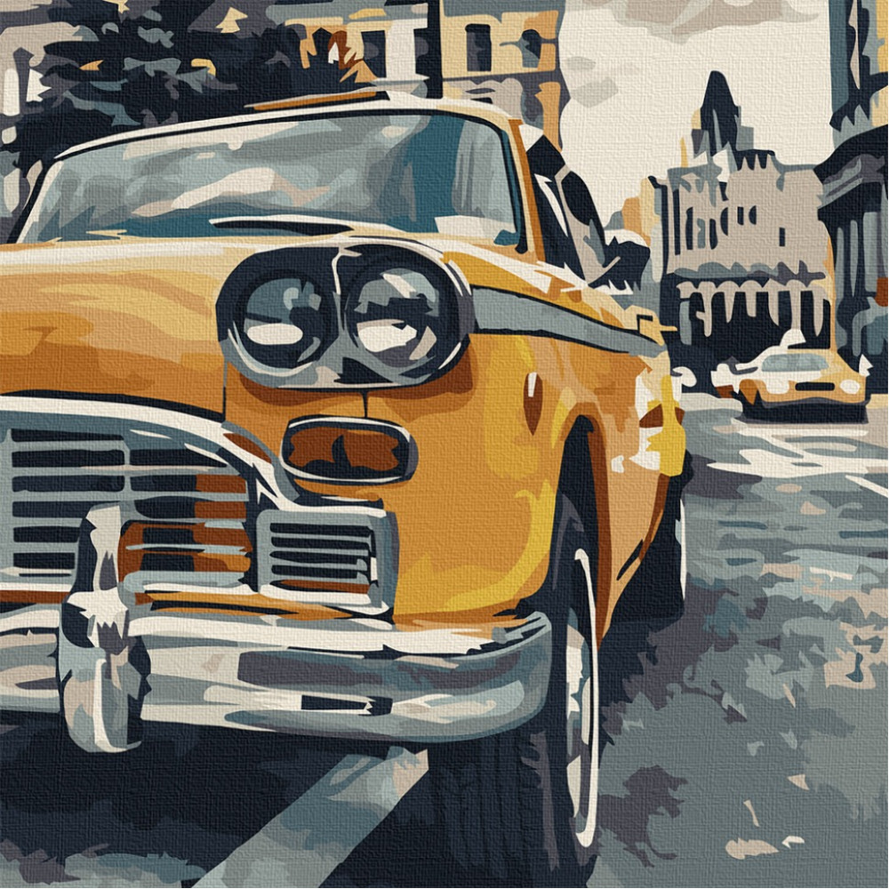 Набір для розпису "Особливе таксі" 40×40 см 10518-AC