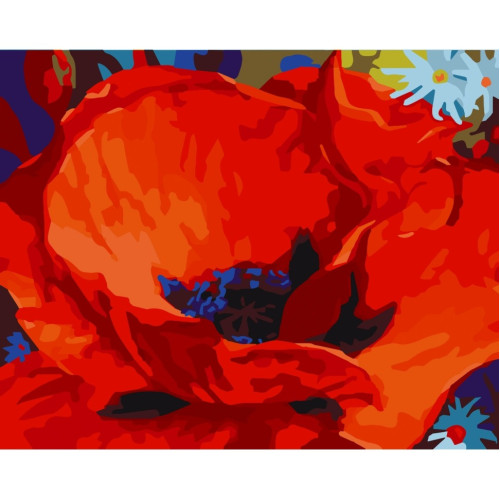 Набір для розпису "Розкішна квітка" 40×50 см 12148-AC