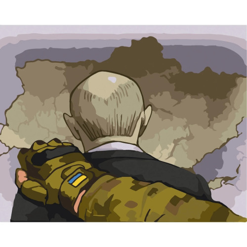 Набір для розпису "Вбивцю затримано" 40×50 см 10387-NN