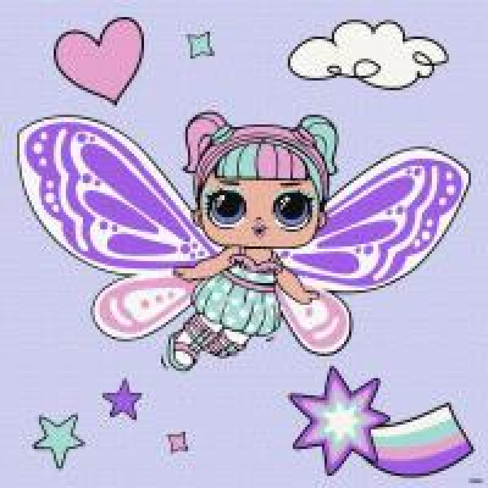 Набір для розпису по номерах для дітей "L.O.L. Surprise! O.M.G. Fairies Sweetiefly" 40х40 см KHO1091 - 0