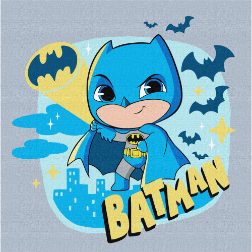 Набір для розпису по номерах для дітей WB "Batman: Герой тем