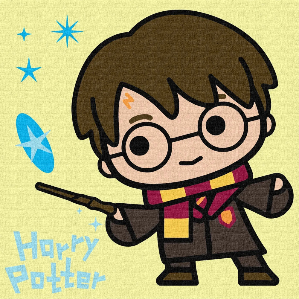 Набір для розпису по номерах для дітей WB "Harry Potter: Чар