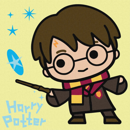 Набір для розпису по номерах для дітей WB "Harry Potter: Чар