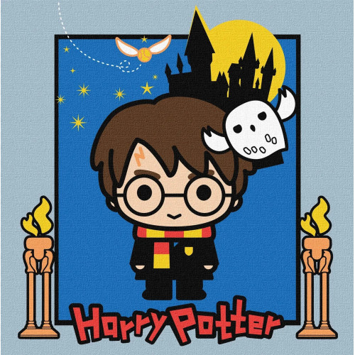 Набір для розпису по номерах для дітей WB "Harry Potter: Тає