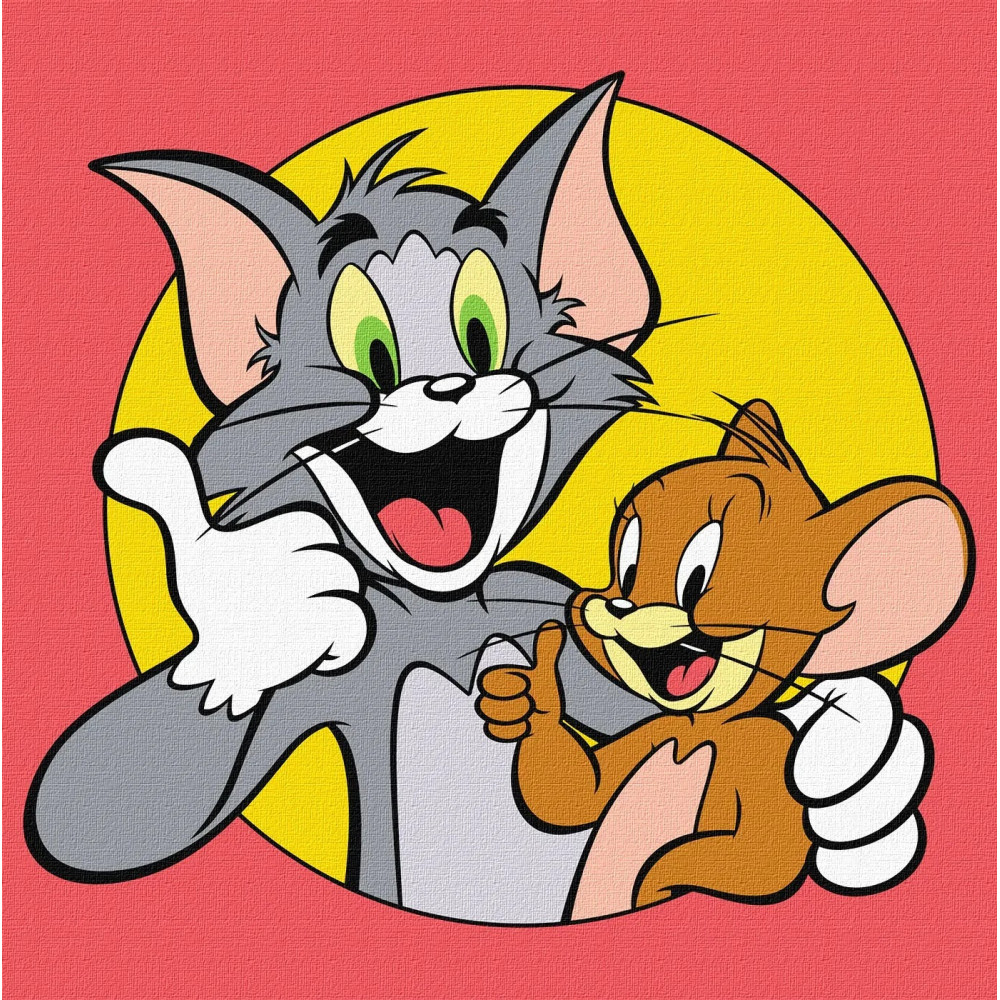 Набір для розпису по номерах для дітей WB "Tom and Jerry: Ра