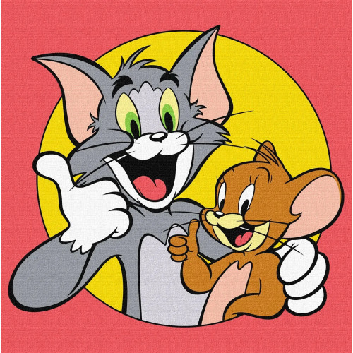 Набір для розпису по номерах для дітей WB "Tom and Jerry: Ра