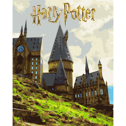 Набір для розпису Harry Potter: "Пейзаж Гоґвор" 50x40 см