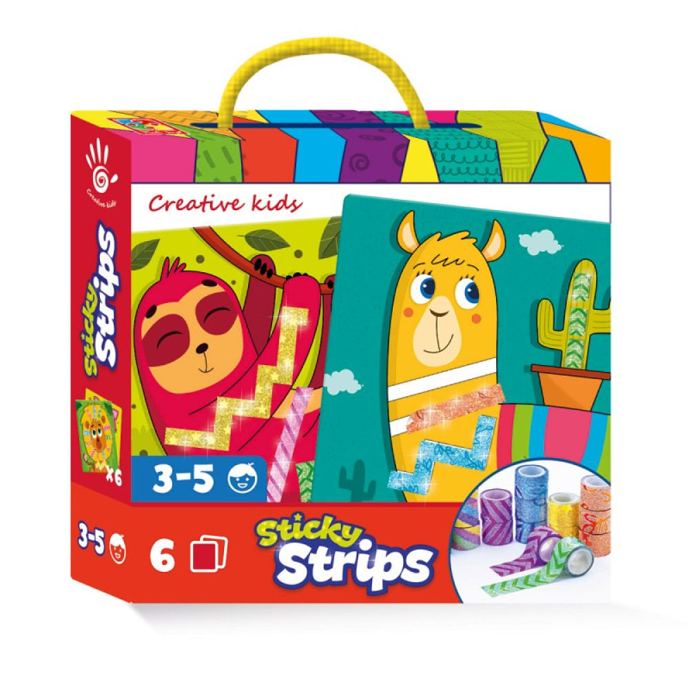 Набір для творчості "Sticky strips. Лама"