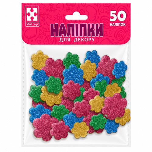Набір для творчості Vladi Toys м'які наліпки "Квітка"