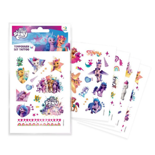 Набір дитячих тимчасових татуювань «My Little Pony»